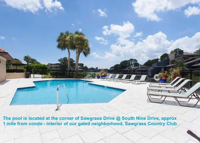 Gated Sawgrass Beach Club Villa In Sawgrass Country Club